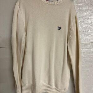 Chaps Cream Crewneck Sweater
